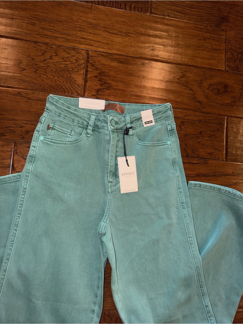 Judy Blue High-Rise Mint Green Jeans